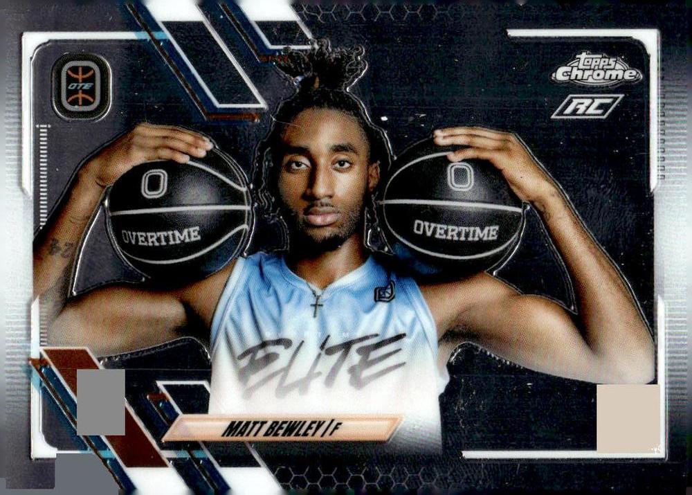 #55 Matt Bewley - Team OTE - 2021-22 Topps Chrome Overtime Elite Basketball