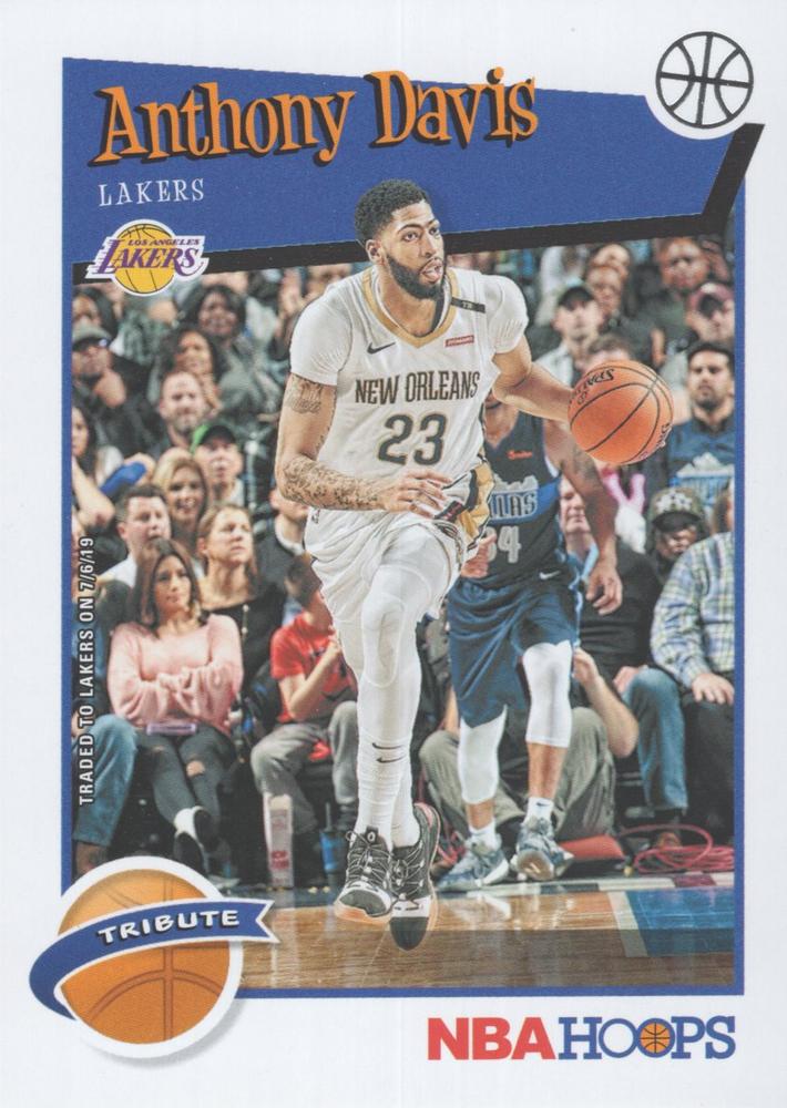 #294 Anthony Davis - Los Angeles Lakers - 2019-20 Hoops Basketball