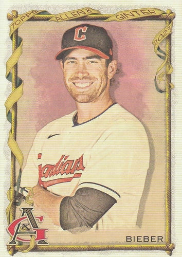 #294 Shane Bieber - Cleveland Guardians - 2023 Topps Allen & Ginter Baseball