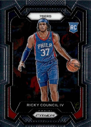 #294 Ricky Council IV - Philadelphia 76ers - 2023-24 Panini Prizm Basketball