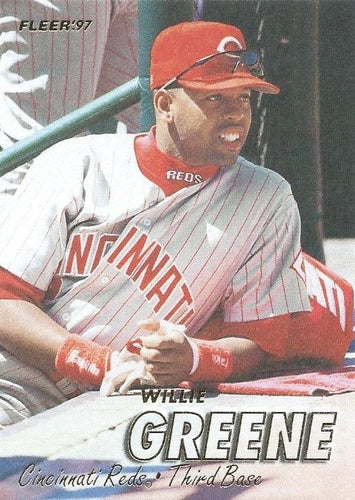 #294 Willie Greene - Cincinnati Reds - 1997 Fleer Baseball