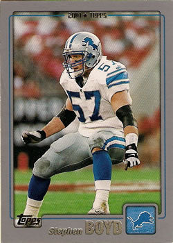 #294 Stephen Boyd - Detroit Lions - 2001 Topps Football