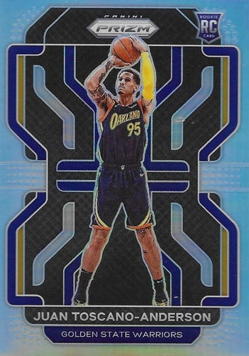 #295 Juan Toscano-Anderson - Golden State Warriors - 2021-22 Panini Prizm - Silver Basketball