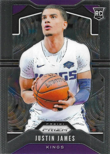 #295 Justin James - Sacramento Kings - 2019-20 Panini Prizm Basketball