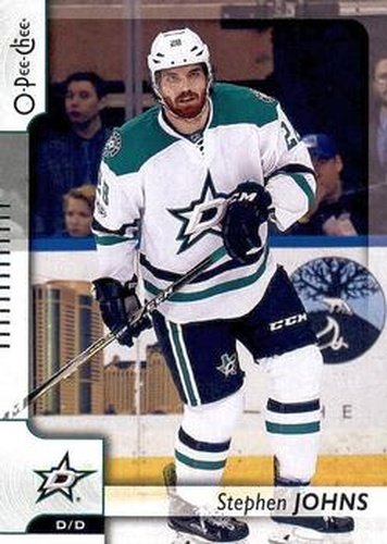 #296 Stephen Johns - Dallas Stars - 2017-18 O-Pee-Chee Hockey