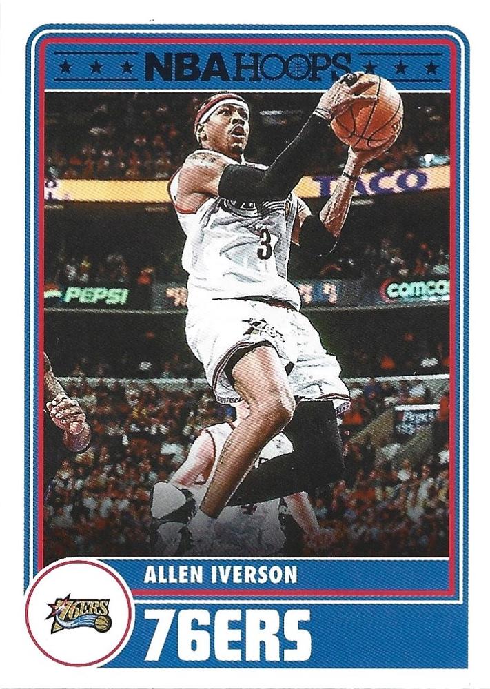#296 Allen Iverson - Philadelphia 76ers - 2023-24 Hoops Basketball