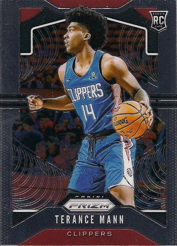 #296 Terance Mann - Los Angeles Clippers - 2019-20 Panini Prizm Basketball