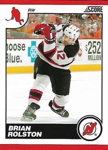 #296 Brian Rolston - New Jersey Devils - 2010-11 Score Hockey