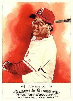 #296 Bobby Abreu - Los Angeles Angels - 2009 Topps Allen & Ginter Baseball