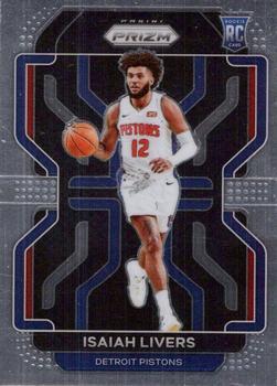 #296 Isaiah Livers - Detroit Pistons - 2021-22 Panini Prizm Basketball