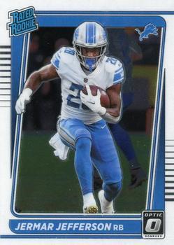 #296 Jermar Jefferson - Detroit Lions - 2021 Donruss Optic Football