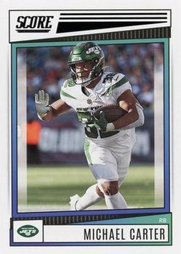 #296 Michael Carter - New York Jets - 2022 Score Football