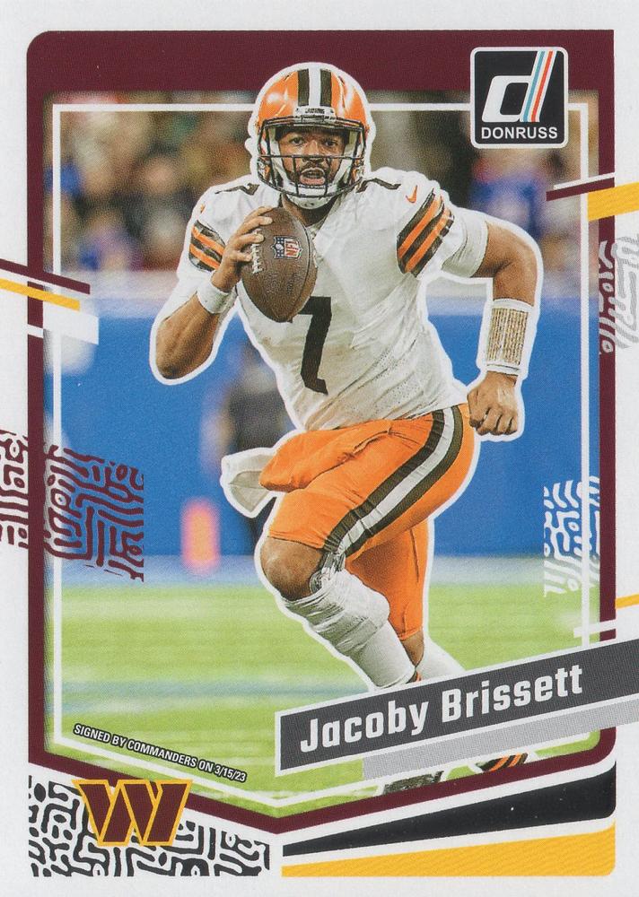 #297 Jacoby Brissett - Washington Commanders - 2023 Donruss Football