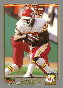 #297 Donnell Bennett - Kansas City Chiefs - 2001 Topps Football