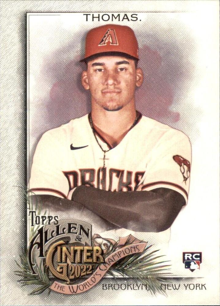 #297 Alek Thomas - Arizona Diamondbacks - 2022 Topps Allen & Ginter Baseball