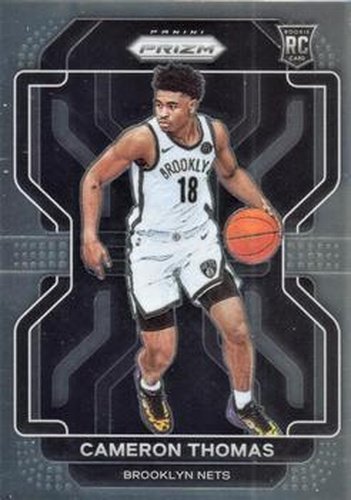 #297 Cameron Thomas - Brooklyn Nets - 2021-22 Panini Prizm Basketball