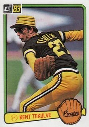 #297 Kent Tekulve - Pittsburgh Pirates - 1983 Donruss Baseball