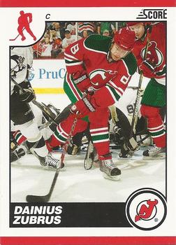 #297 Dainius Zubrus - New Jersey Devils - 2010-11 Score Hockey