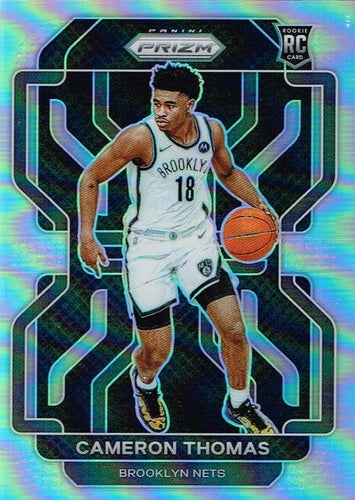 #297 Cameron Thomas - Brooklyn Nets - 2021-22 Panini Prizm - Silver Basketball
