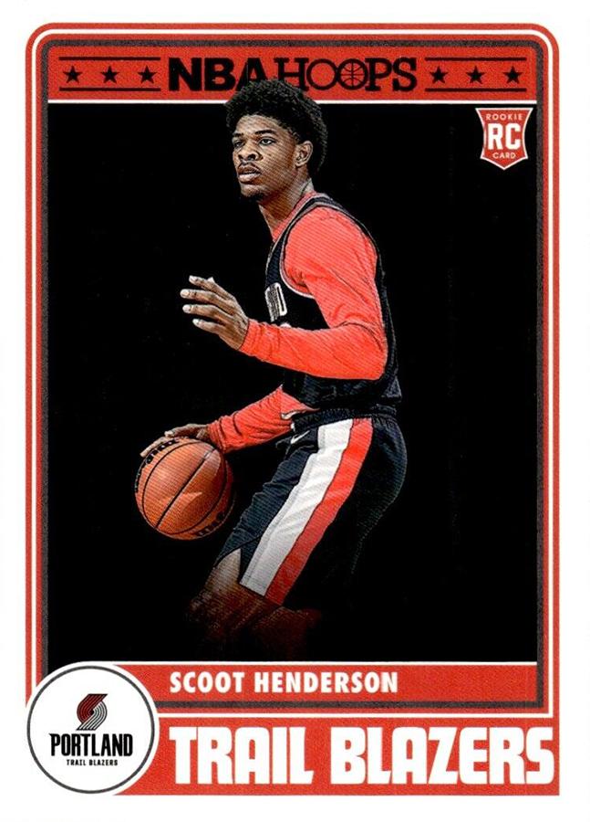 #297 Scoot Henderson - Portland Trail Blazers - 2023-24 Hoops Basketball