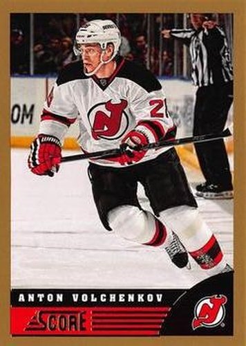 #297 Anton Volchenkov - New Jersey Devils - 2013-14 Score - Gold Hockey