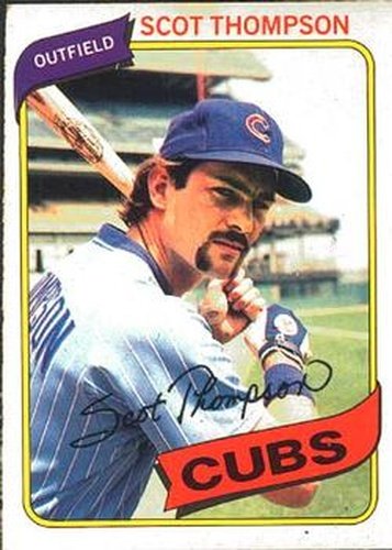 #298 Scot Thompson - Chicago Cubs - 1980 O-Pee-Chee Baseball