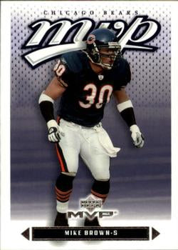 #298 Mike Brown - Chicago Bears - 2003 Upper Deck MVP Football