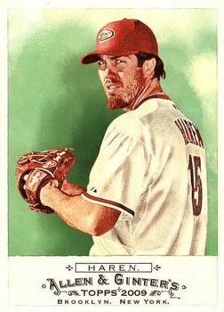 #298 Dan Haren - Arizona Diamondbacks - 2009 Topps Allen & Ginter Baseball