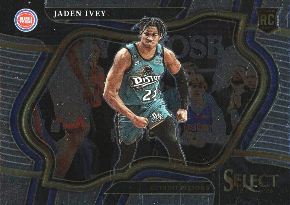 #298 Jaden Ivey - Detroit Pistons - 2022-23 Panini Select Basketball