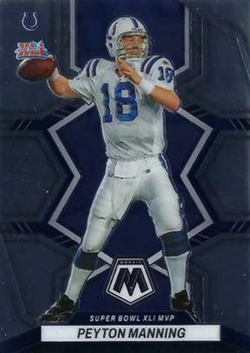 #298 Peyton Manning - Indianapolis Colts - 2022 Panini Mosaic Football