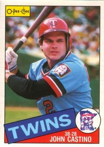 #298 John Castino - Minnesota Twins - 1985 O-Pee-Chee Baseball