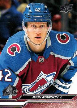 #298 Josh Manson - Colorado Avalanche -2023-24 Upper Deck Hockey