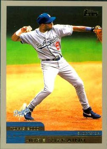 #298 Jose Vizcaino - Los Angeles Dodgers - 2000 Topps Baseball