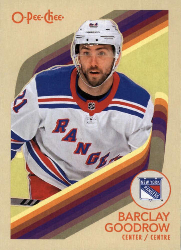 #298 Barclay Goodrow - New York Rangers - 2023-24 O-Pee-Chee - Retro Hockey