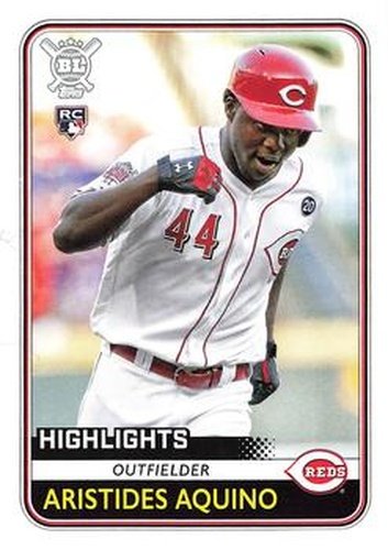 #298 Aristides Aquino - Cincinnati Reds - 2020 Topps Big League Baseball