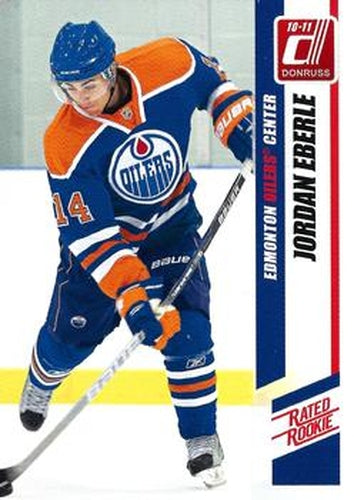 #298b Jordan Eberle - Edmonton Oilers - 2010-11 Donruss Hockey