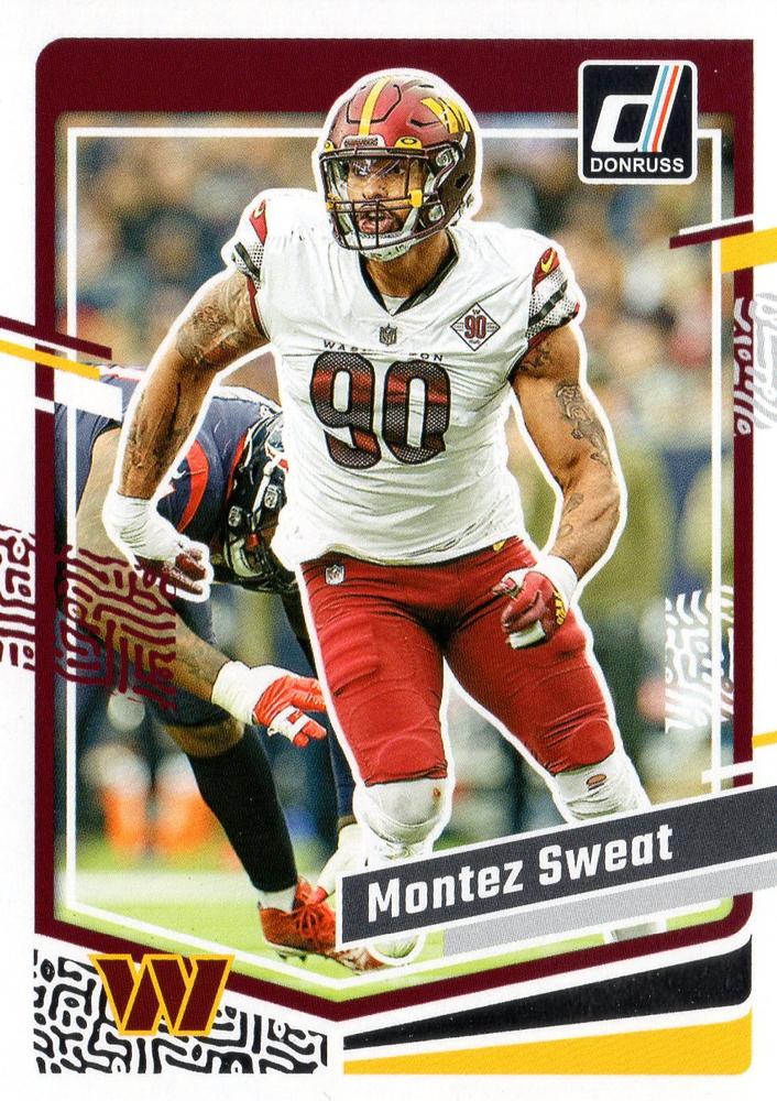 #299 Montez Sweat - Washington Commanders - 2023 Donruss Football