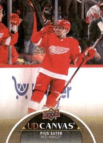 #C299 Pius Suter - Detroit Red Wings - 2021-22 Upper Deck - UD Canvas Hockey