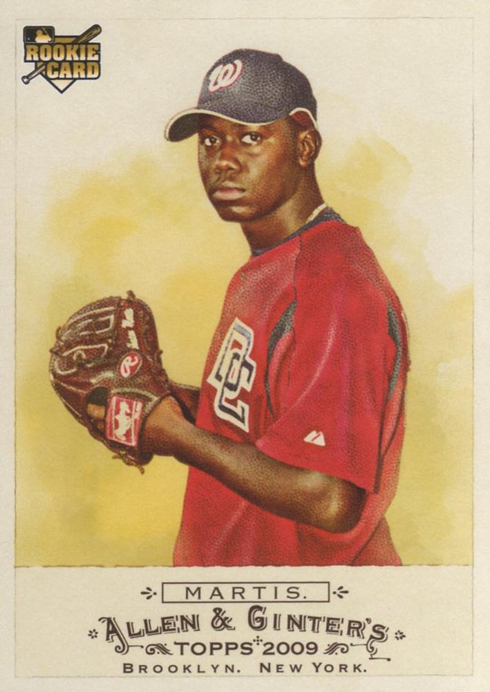 #299 Shairon Martis - Washington Nationals - 2009 Topps Allen & Ginter Baseball