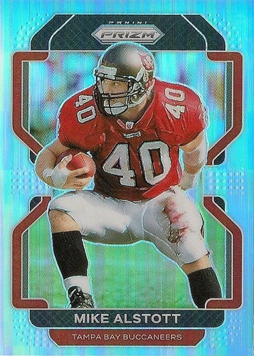 #299 Mike Alstott - Tampa Bay Buccaneers - 2021 Panini Prizm - Silver Football