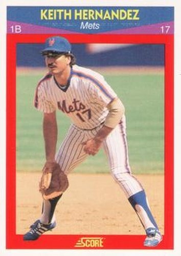 #29 Keith Hernandez - New York Mets - 1990 Score 100 Superstars Baseball