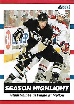 #29 Jordan Staal - Pittsburgh Penguins - 2010-11 Score Hockey