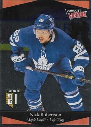 #UV-29 Nick Robertson - Toronto Maple Leafs - 2020-21 Upper Deck - Ultimate Victory Hockey