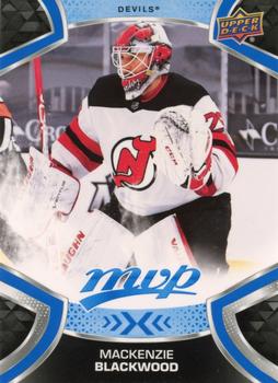 #29 Mackenzie Blackwood - New Jersey Devils - 2021-22 Upper Deck MVP - Blue Hockey