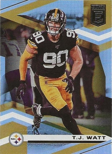 #29 T.J. Watt - Pittsburgh Steelers - 2020 Donruss Elite Football