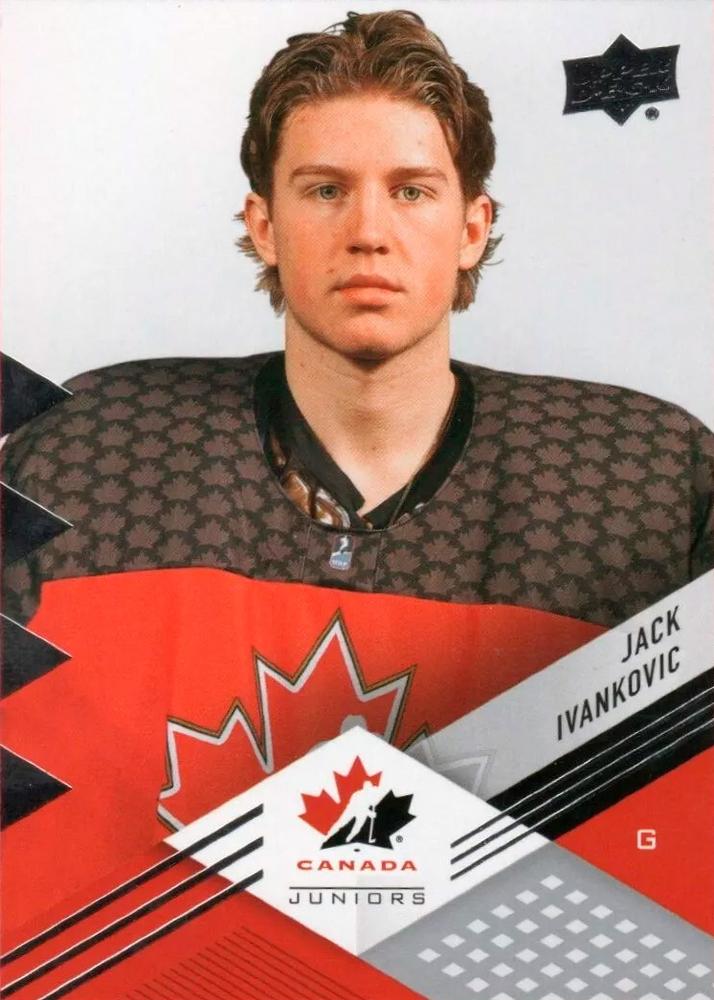 #29 Jack Ivankovic - Canada - 2024 Upper Deck Team Canada Juniors Hockey
