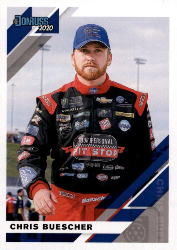 #29 Chris Buescher - JTG Daugherty Racing - 2020 Donruss Racing