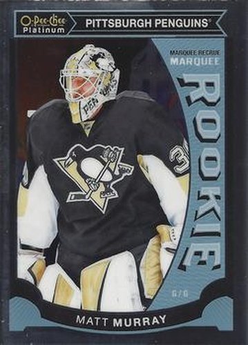 #M29 Matt Murray - Pittsburgh Penguins - 2015-16 O-Pee-Chee Platinum - Marquee Rookies Hockey