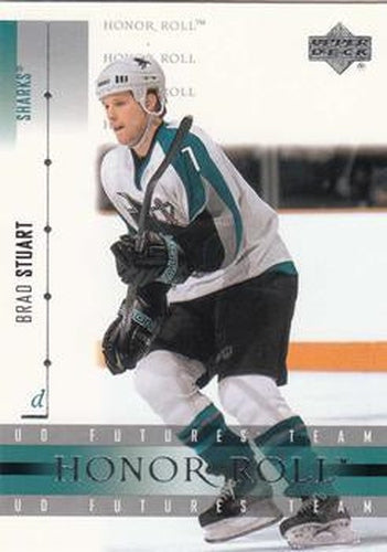 #29 Brad Stuart - San Jose Sharks - 2001-02 Upper Deck Honor Roll Hockey