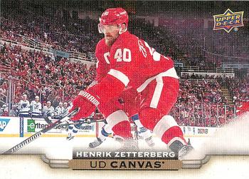 #C29 Henrik Zetterberg - Detroit Red Wings - 2015-16 Upper Deck - UD Canvas Hockey